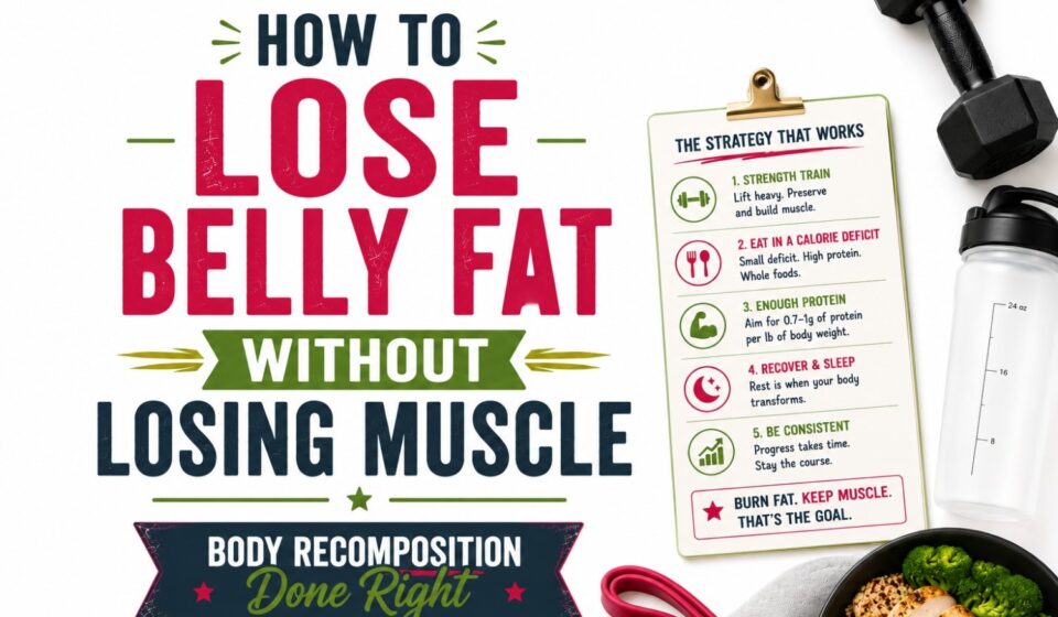 How to Lose Belly Fat Without Losing Muscle