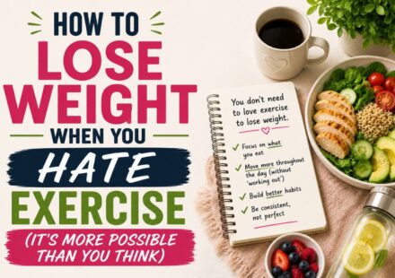 How to Lose Weight When You Hate Exercise
