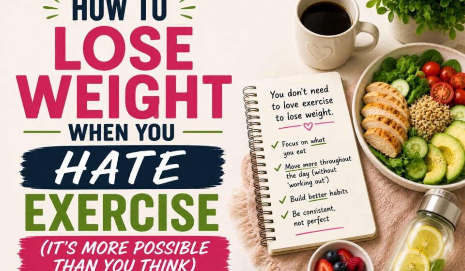 How to Lose Weight When You Hate Exercise