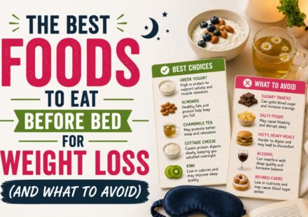 The Best Foods to Eat Before Bed for Weight Loss