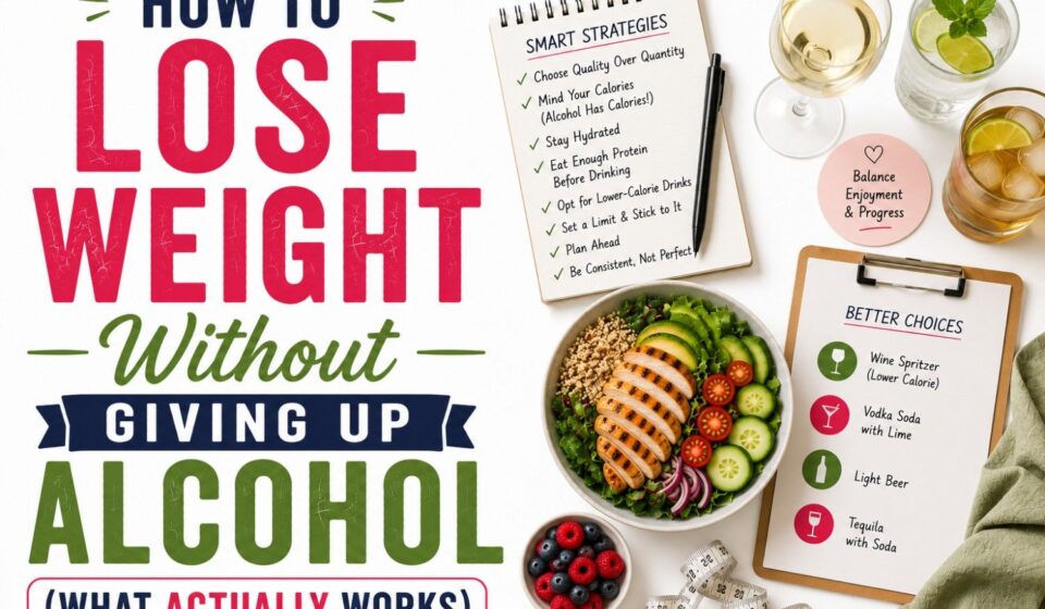 How to Lose Weight Without Giving Up Alcohol
