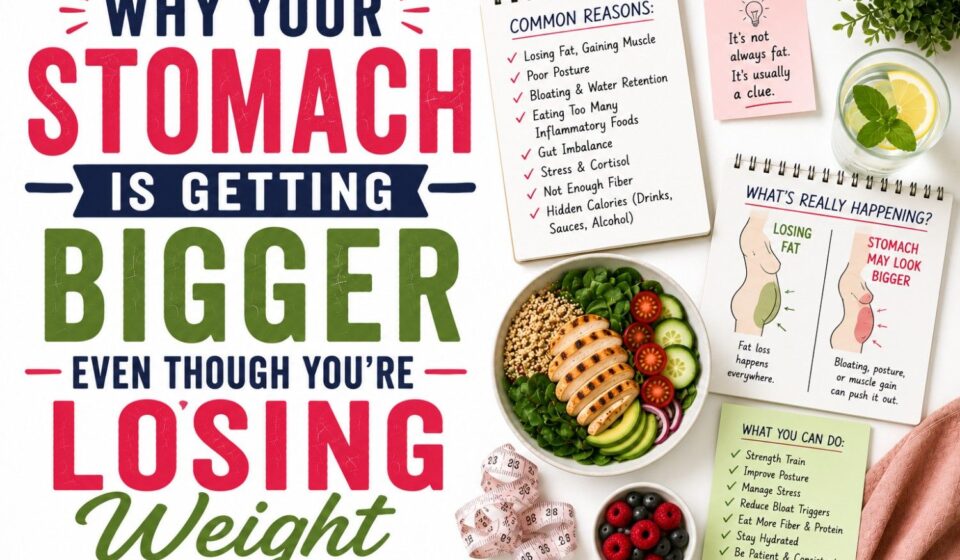 Why Your Stomach Is Getting Bigger Even Though You're Losing Weight