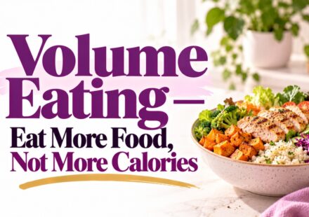 Volume Eating — Eat More Food, Not More Calories
